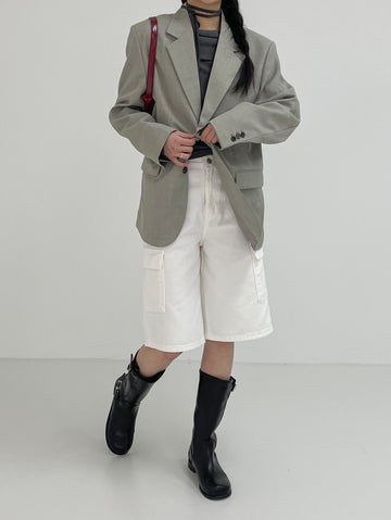 901 Cargo Bermuda Wide Pants